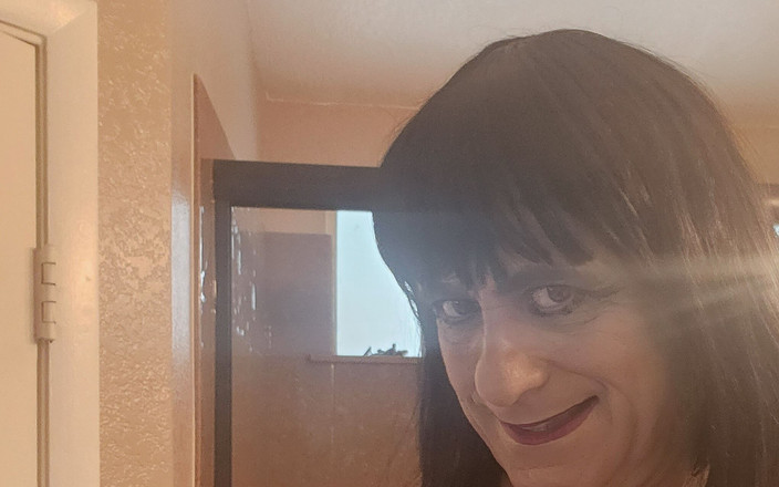 Jasmine Sub: Sissy Crossdresser šuká a saje tvrdě sólo šukání dilda
