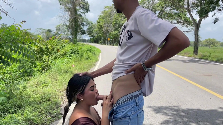 Yohamedi: Stepsister Made Her Want to Suck Cock on a Road...