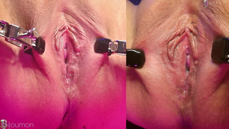 Bijoumon: Зажимый, открыто / Некуда скрыть киску, уставившись (obs10)