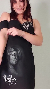 Sexy Body in Black Dress