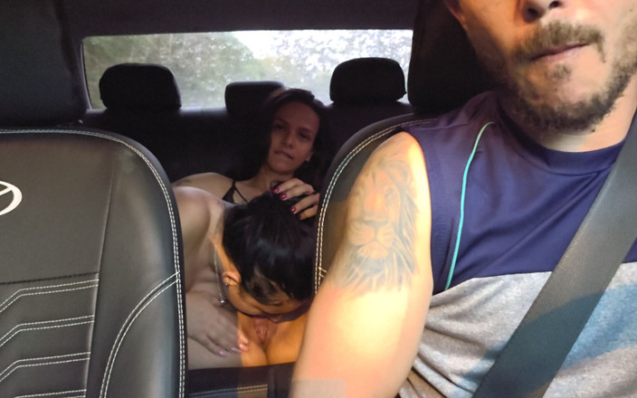 Kasallpimenta: 파티에서 레즈 커플을 따먹는 라이드-hailing 드라이버