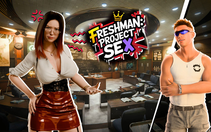 Adult Games by Andrae: Birinci sınıf projesi seks oyunu bölüm 1 - Ethan'ın tavernada ilk kaotik...