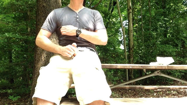 TJenner: Outside Jerk-off and Cum in the Sun! Good POV Cum...