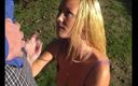 Gspot Productions: Outdoor blowjob with stranger and cum in mouth facial