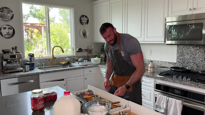 HugeAjax: Sexy Chef Cooks with a Boner and Cups