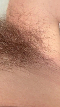 Trimming My Bush and Leg Hair Closeup