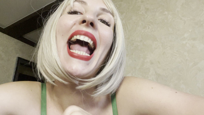 Hottie goddess: Nasses und unordentliches Spuckspiel, halsfetisch &amp; speichelanbetung