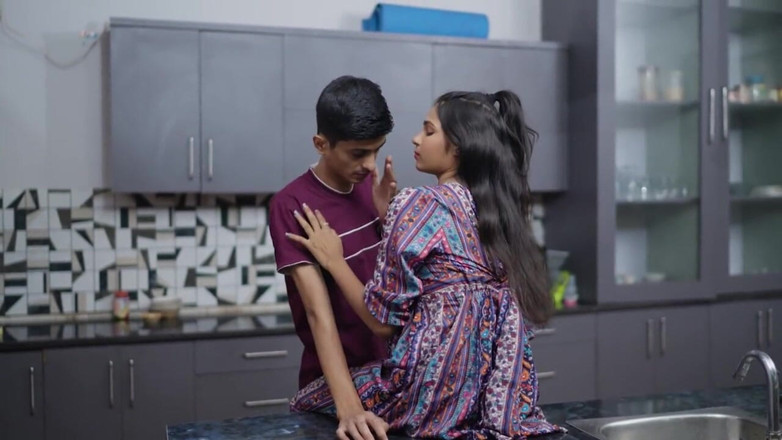 Triflicks: Desi Girl 18 Years Old Tight Pussy Hardcore Sex in Kitchen