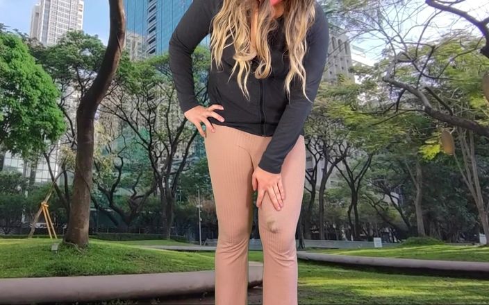 Lucas Nathan King: Enorme pau transsexual mãos livres porra em público