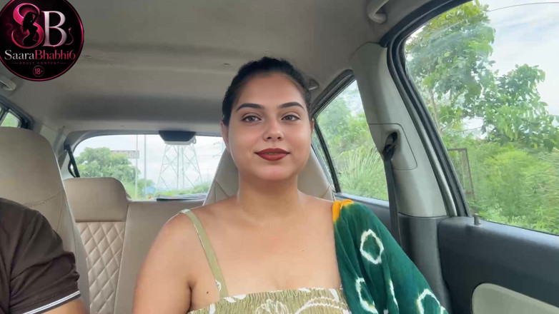 Saarabhabhi6: Doggystyle Handjob for Friend in Car Outdoors - Risky Sex Hindi...