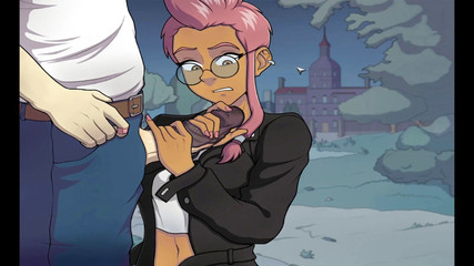 Hentai World: Мисливець на відьом смикає її трусики в нічному парку