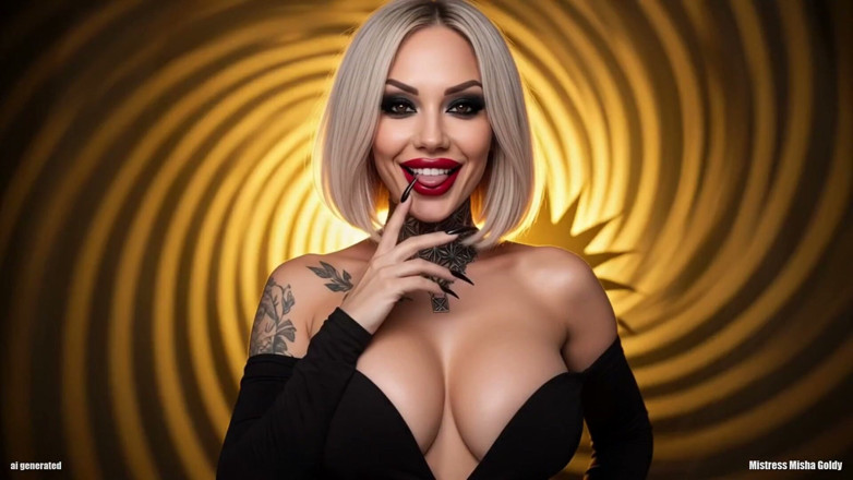 Goddess Misha Goldy: Two-mouthed the Impossible Goon Challenge