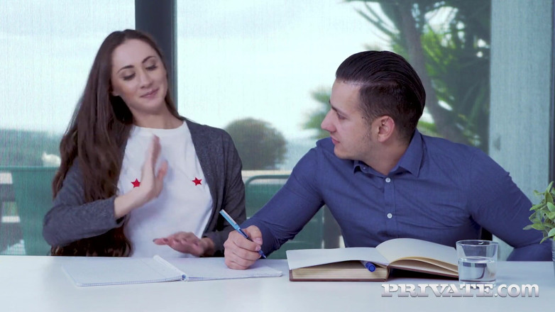 Private.com: Aruna Aghora is learning French with her hot teacher Anthony...