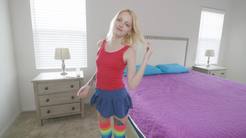 JAYS POV: Tiny Teen Newcomer Kate Bloom Casting Creampie