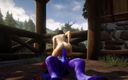 Wraith ward: Big Blue Dick Anal : Warcraft Porn Parody