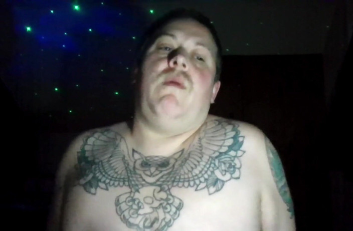 SoftBakedAfterDark: Fat Horny Trans Man - Riding and Rope