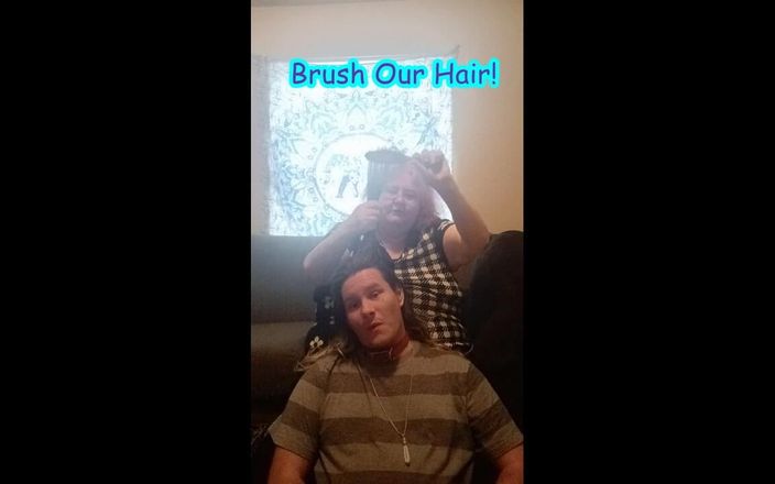BBW nurse Vicki adventures with friends: Brushing Our Hair Taking Turns