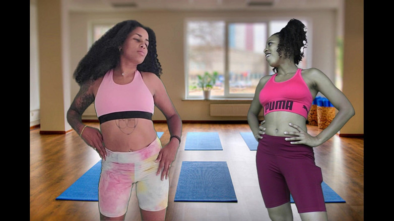 Mya Mula Goddess: Adorazione del piede da yoga sudata sporca