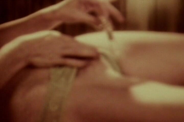 Japan Babe: Blonde Retro Goddess Enjoys Vintage Anal Toy Session in Sepia