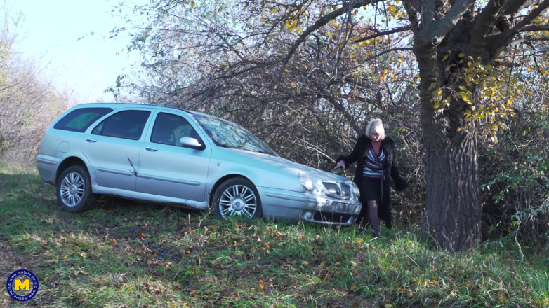 Mature NL: Mature dogging gang bang with squirting!