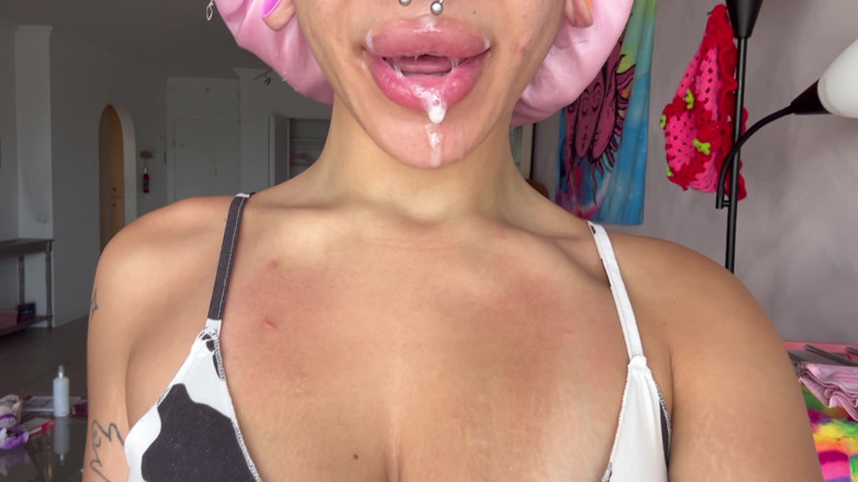 Nali Marie: POV Facial Cum Play Slow Motion Boob Bouncing Huge Cumshot