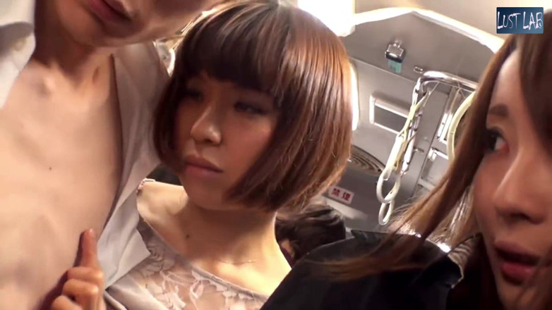 Lust lab: Kalabalık otobüs cezbedici - masaları ona çeviren evli kadınlarla çevrili - bölüm 1