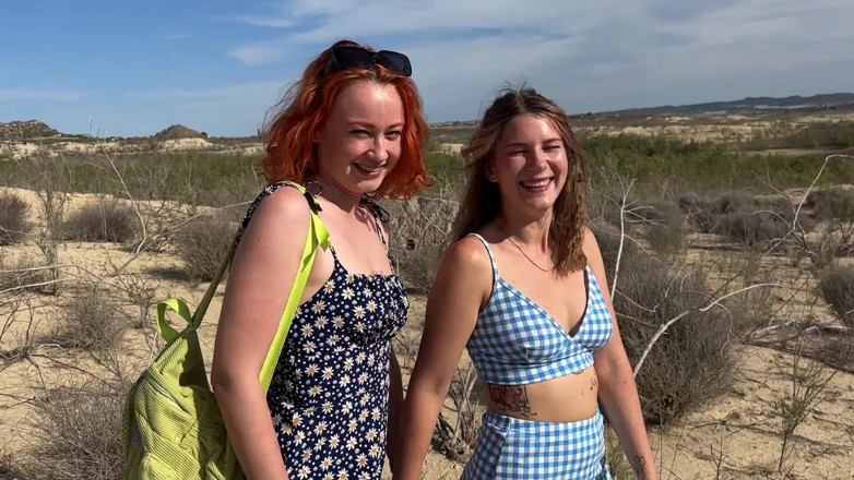 Sheryl X Sinclair: Exclusive: Two Girls Walking Naked Outside in Converse!