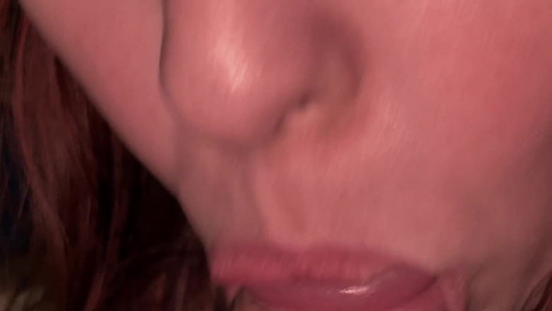 Vaisiti7: Cum in my mouth, gentle, slow blowjob close-up, pulsate cock
