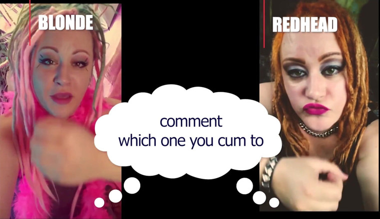 Campsissyboi: Comment which one made you cum blonde or redhead straight...