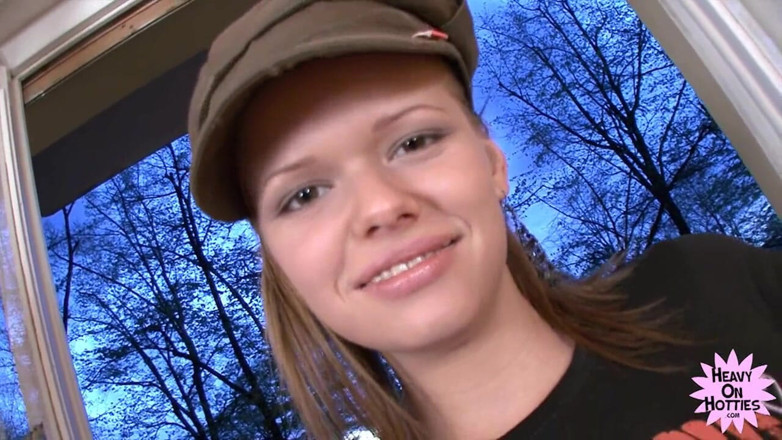 Heavy on Hotties: Tall &amp; skinny teen smokes a cigarette