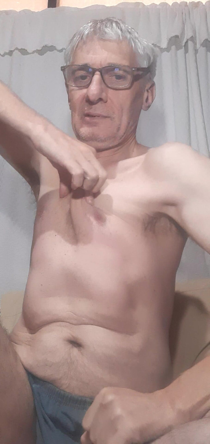 Big uncut hard cock: Suck Me Kiss Me Lick My Hard Tits with Nipple,...