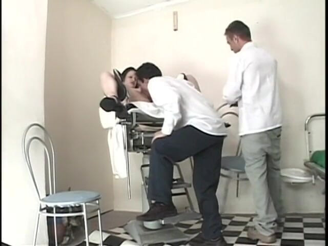 Bi All Means: Two bisexual male nurses get naughty with a young babe...
