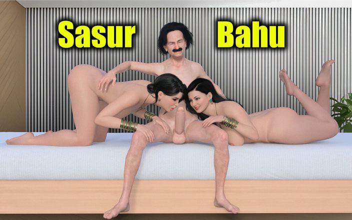 Your Savita Bhabhi: Сексуальную индийскую дези Bahu Meena застукал ее свекор