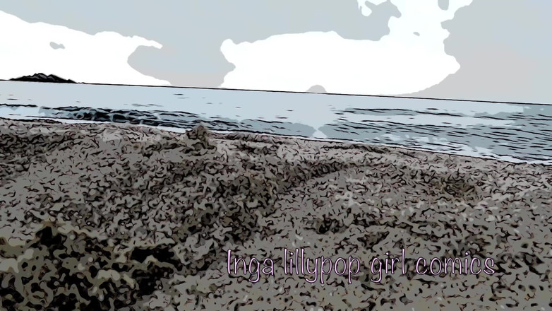 Inga lillypop girl comics: Kakak Tiri Anda Melancap Di Pantai