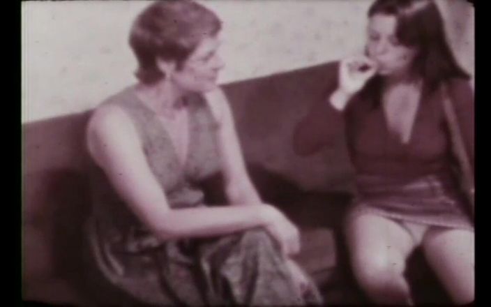 Vintage megastore: Vintage MILF med hårig fitta knullad och kom i munnen...