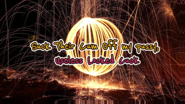 Kink Domma: Chupar sua porra da minha buceta, corno inútil trancado