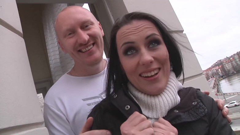 German amateur - 100% German hardcore videos: Casting beauty with small tits gets her butt hole fucked...