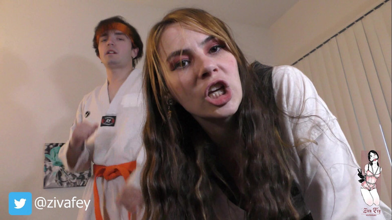 Ziva Fey: Ziva Fey y Fuck Buck pelean contra un pervertido y...