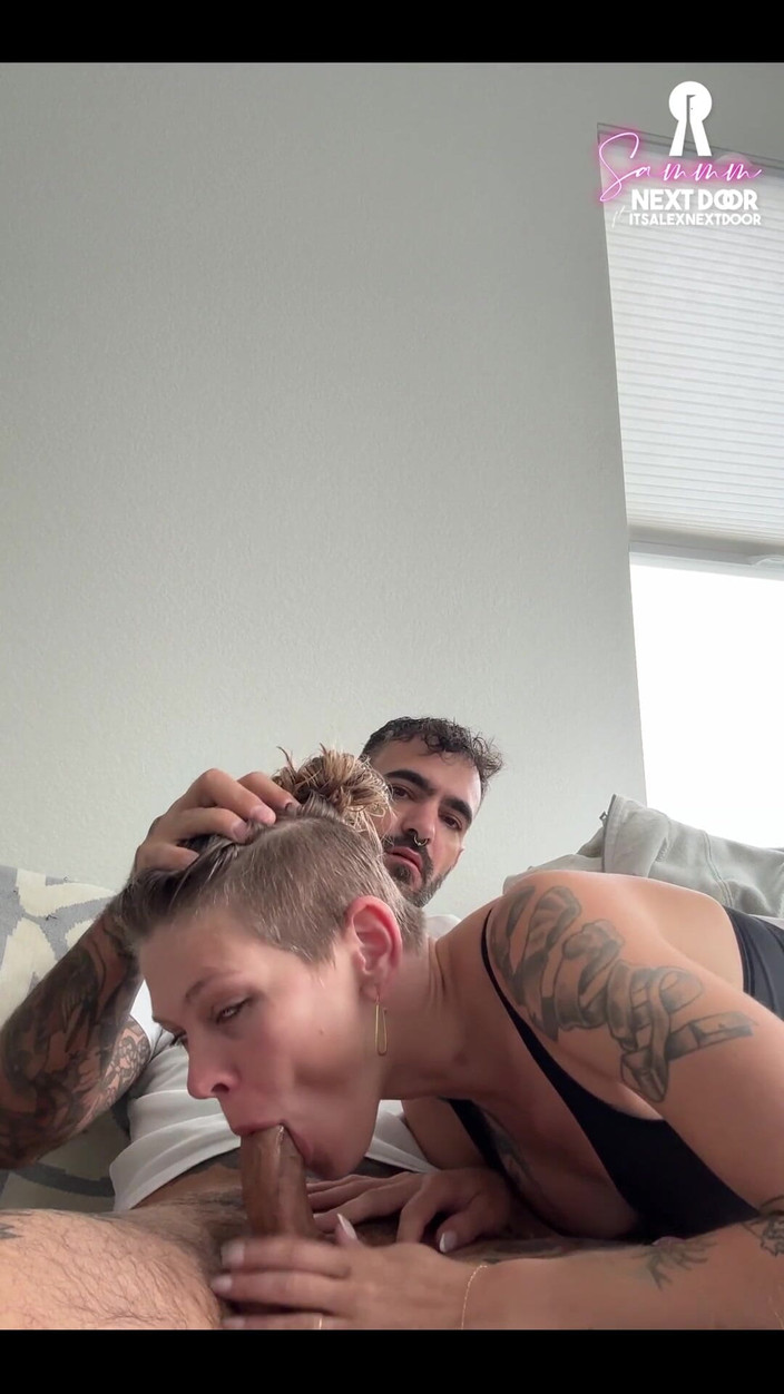 Sammm Next Door: アレックスは私の口を取り戻します(そして私の雄牛のために私のマンコを残します)bg w/