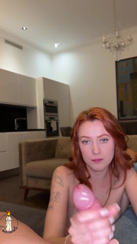 Handjob with Huge Load! POV Style Vertical