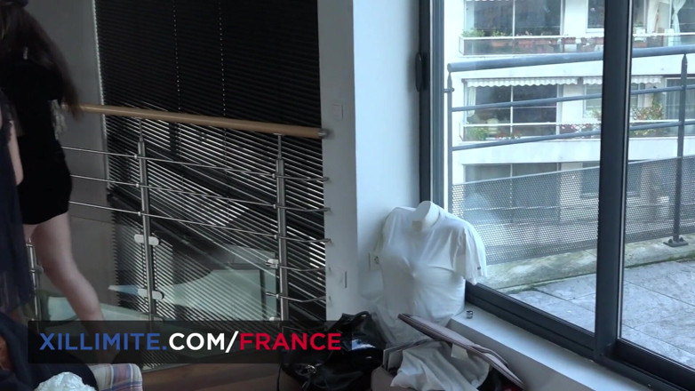 Made In France: Sexy foursome with 2 gorgeous babes in lingerie