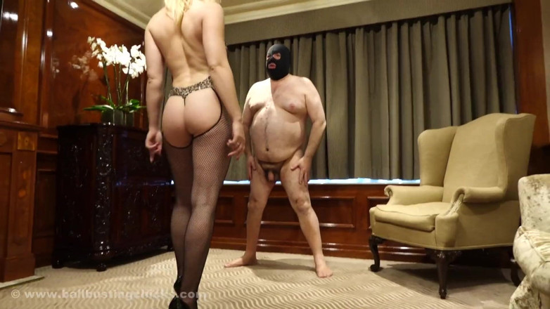 Ballbustingchicks: Ballbusting the Fat Man