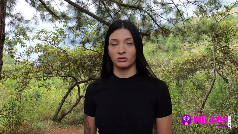 Milky Peru: Offering Cash to Sexy Girl in the Forest in Exchange...
