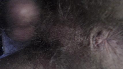 Hunky time: Session av håriga bollar och hårigt stinkande hål och spermier