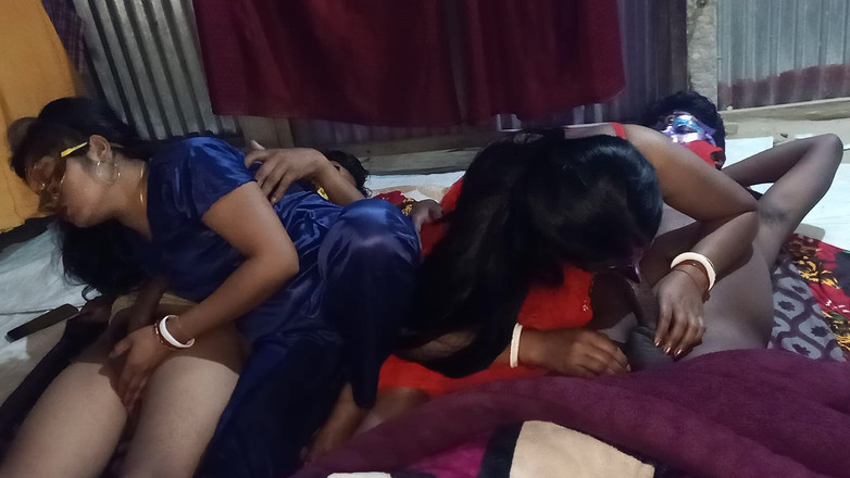 Uttar dinajpur: Village indien, mari et femme, rapide