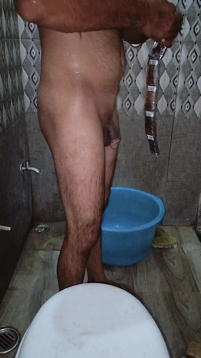 Tarun: Bathroom Masterbating