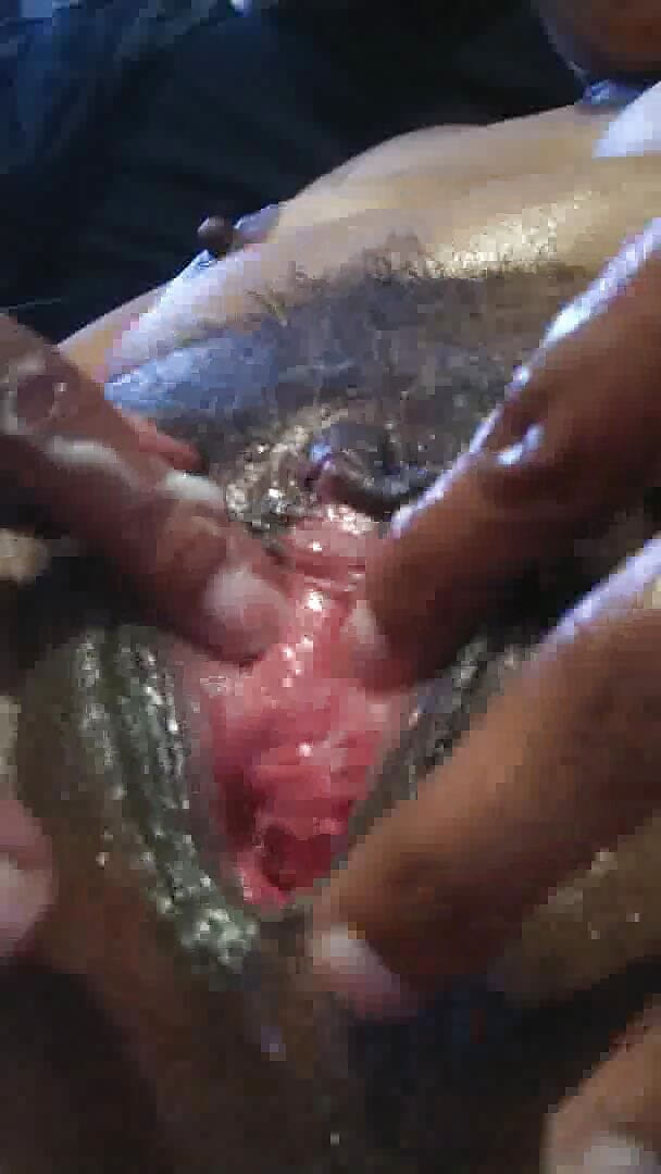 GeezWhizz: Big red dildo fucking