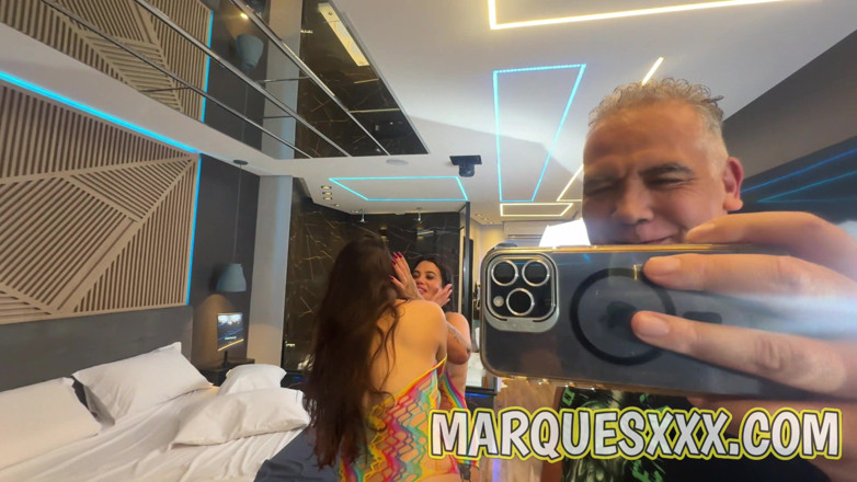 marquesxxx1: MILF Luana Bittencourt’s First Porn Scene: Hot Anal Threesome
