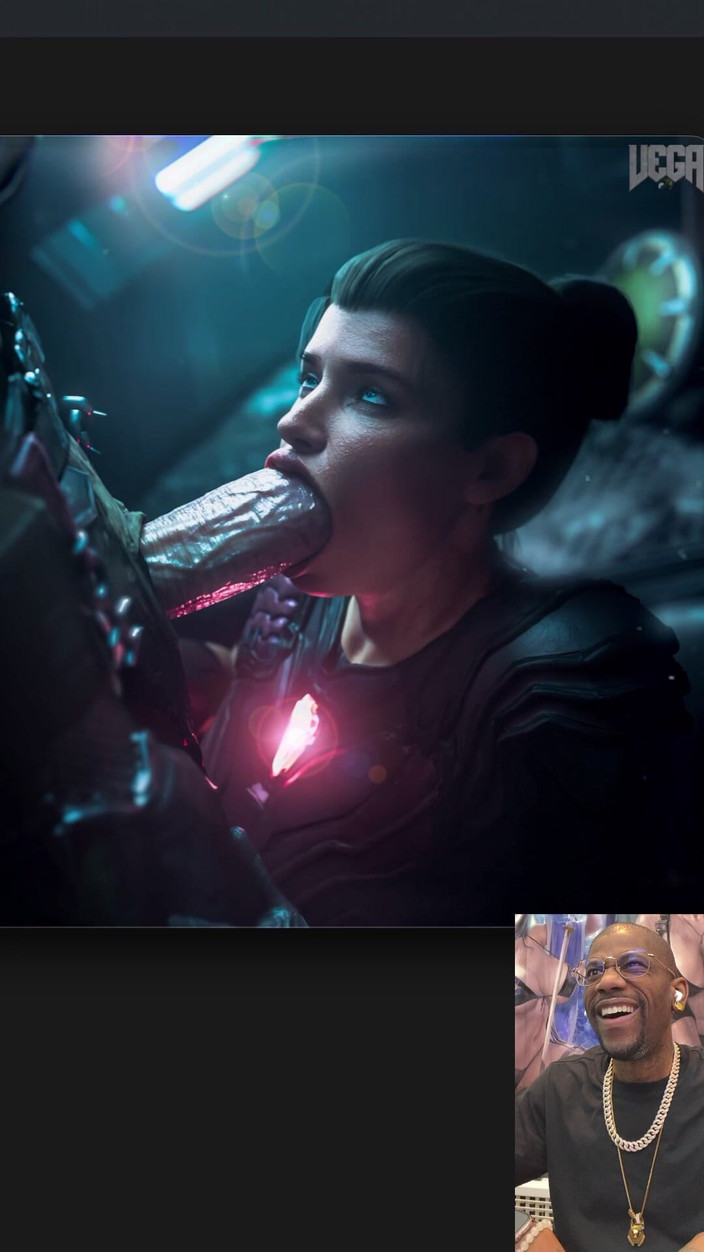 Good news media: Pogromca Doom Uzyskiwanie jego kutas głębokie gardło przez dziwkę