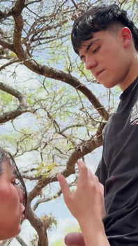 I Went for a Walk with My Beautiful Colombian Girlfriend to the River... and I Proposed a Wild Fuck Outdoors